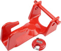 Gooseneck Trailer Lock for RVs and Trailers (Red)