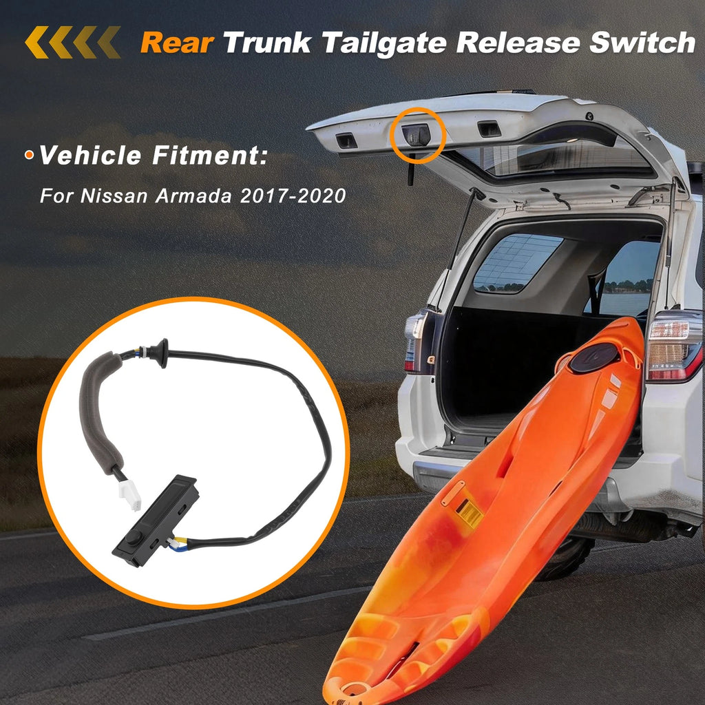 Tailgate Trunk Release Switch for Nissan Armada (2017–2020) No. 253801LA0A