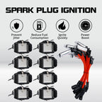 8X Ignition Coil & Red Wire for Chevy Silverado GMC 4.8L 5.3L 6.0L (2007–2013)