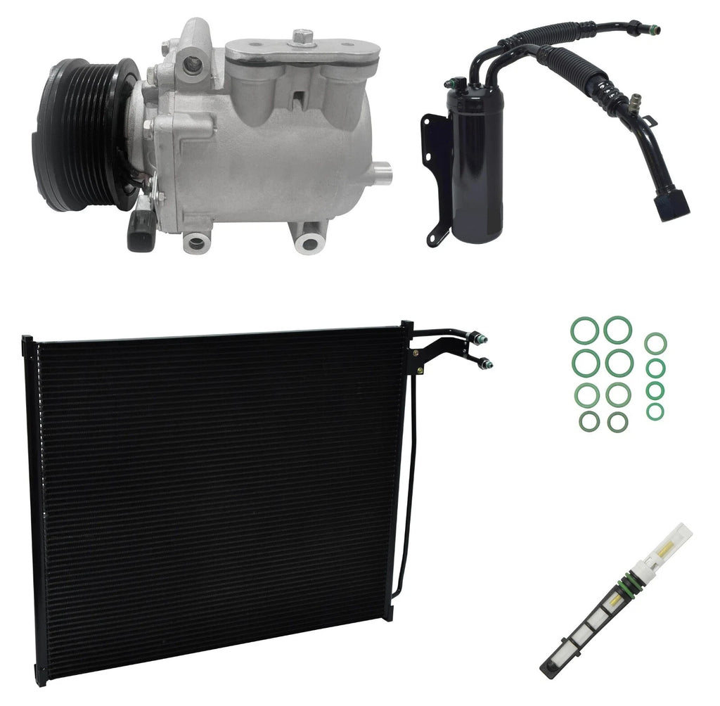 AC Compressor Kit with Condenser for Ford E-350 Super Duty (2003–2005)