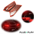 Set of 2 Red LED Tail Lamps for Polaris RZR 1000 XP Turbo (2014–2019)