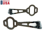 Tail Light Brackets Slotted Straight Steel Replacement for Model A (1928–1931)