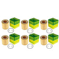 Set of 6 Cartridge Engine Oil Filters for BMW F15 F87 F80 M2 M3 M4 X5