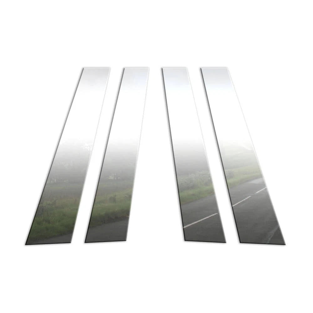 Pillar Post Covers for 2015-2020 Gensis G80 Sedan (Stainless Steel 4pc)