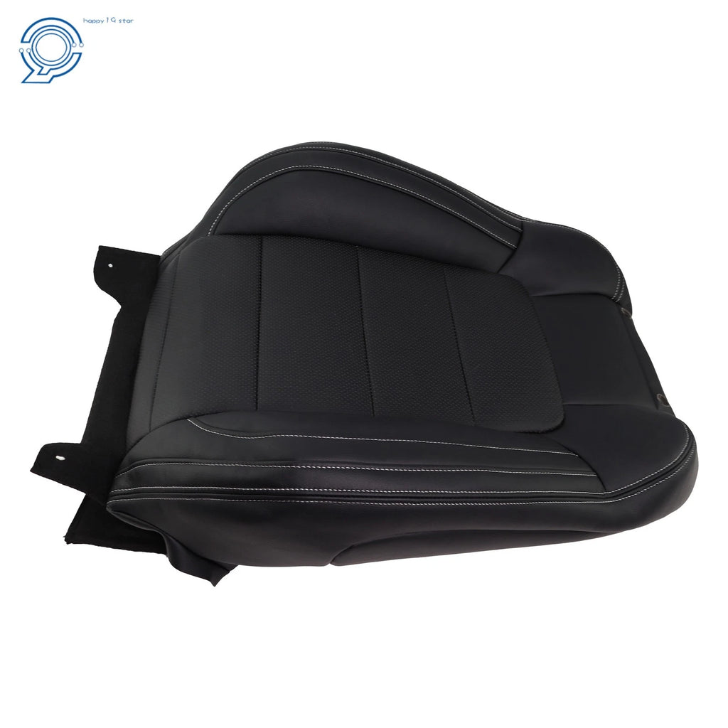 Front Passenger Back Seat Cover for Ford Mustang (2015–2023) Perforated Black
