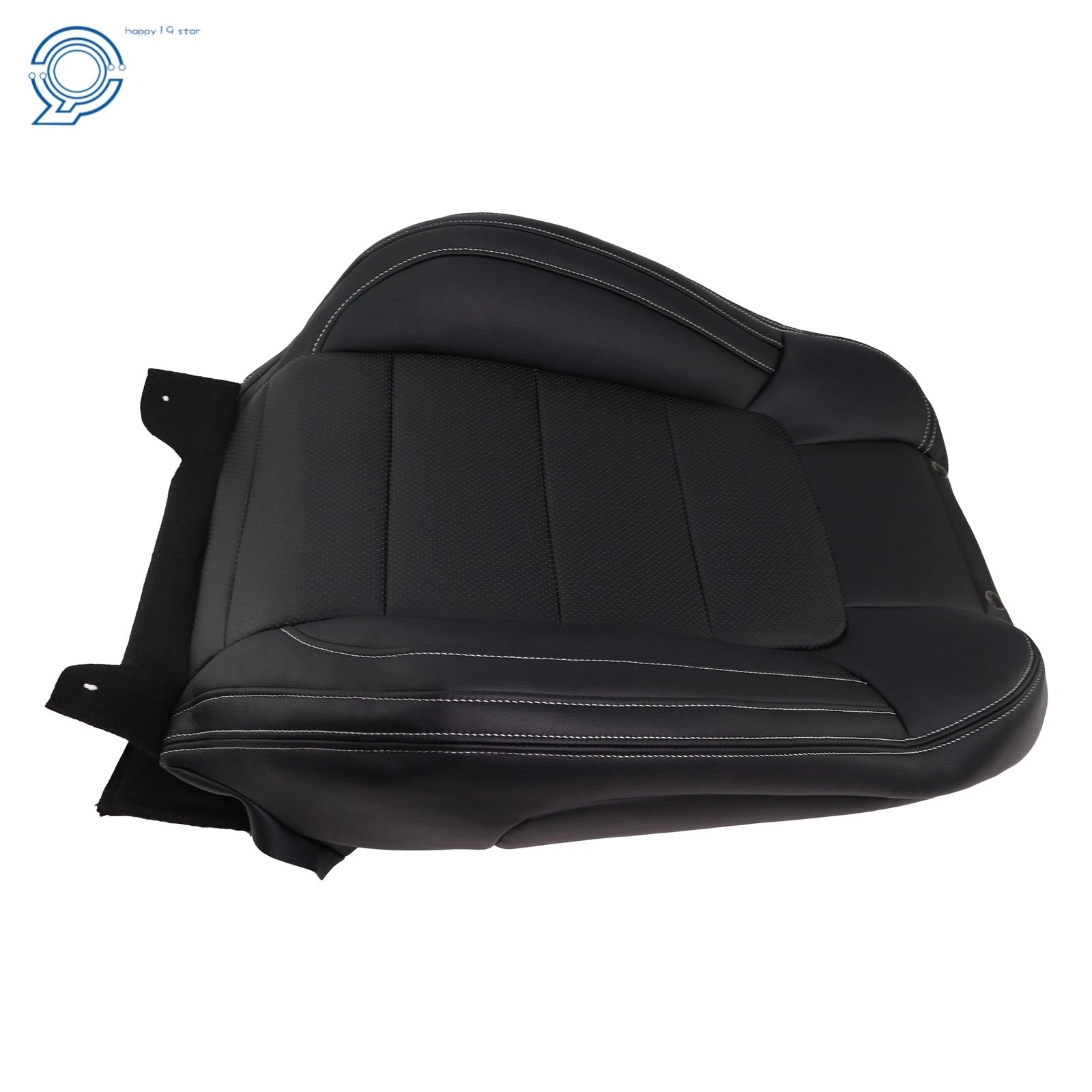 Front Passenger Back Seat Cover for Ford Mustang (2015–2023) Perforated Black