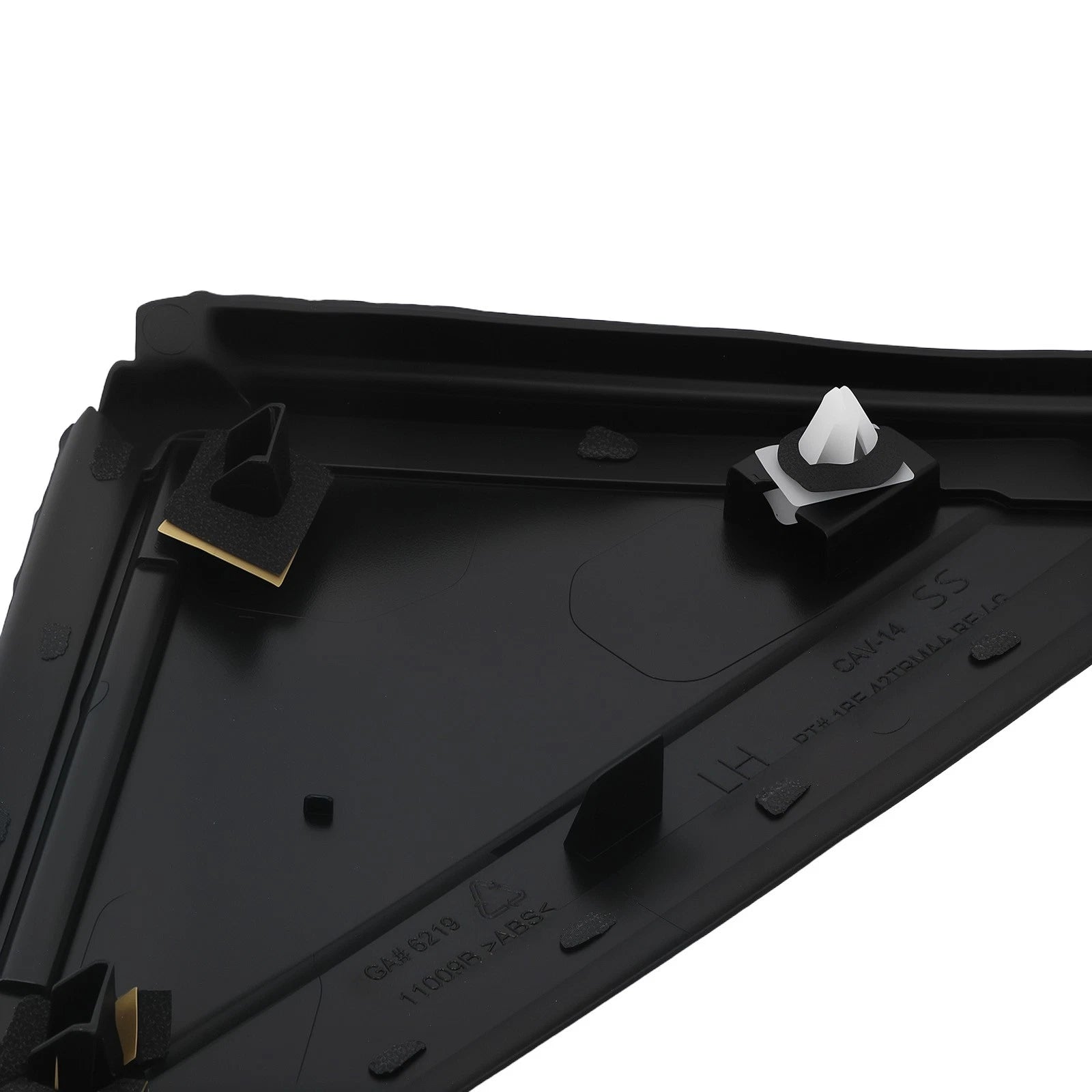Left Mirror Flag Applique for Dodge Ram (2012-2015) Black