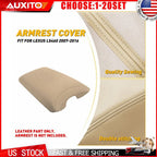 Leather Center Console Armrest Cover Pad for Lexus LS460 (2007–2016) Beige