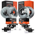 Set of 4 Drilled Brake Rotors & Ceramic Pads for BMW X5 (2000–2006)