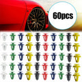 60PCS Door Panel Clips Fastener for Universal Vehicles (V9mm Hole)