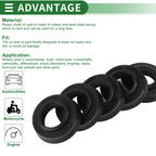 Set of 5 Oil Seal Rotary Shaft Seal NBR Rubber 11.2x19.2x4.5mm