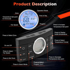 Multi-Zone Thermostat for Dometic RV (10-Button Control)