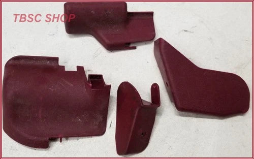 Set of 2 Seat Mount Panels for Ford Thunderbird Cougar (1989–1997) Red RH