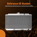 2 Row Aluminum Coolant Radiator for Acura Integra GS (1990–1993) 63343
