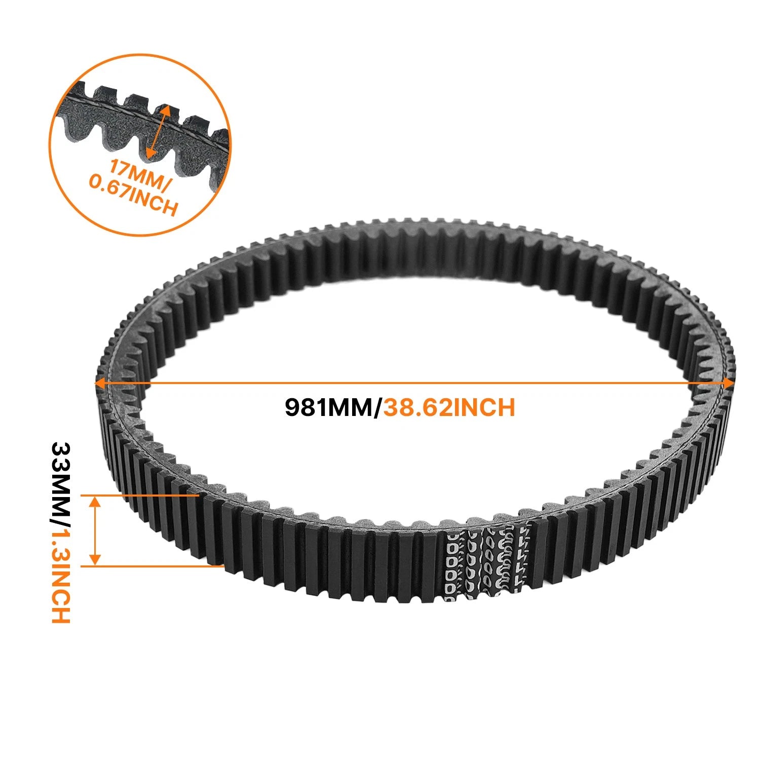 Drive Belt for Can Am Commander 800R 1000, Outlander 1000 MAX 1000R, Renegade