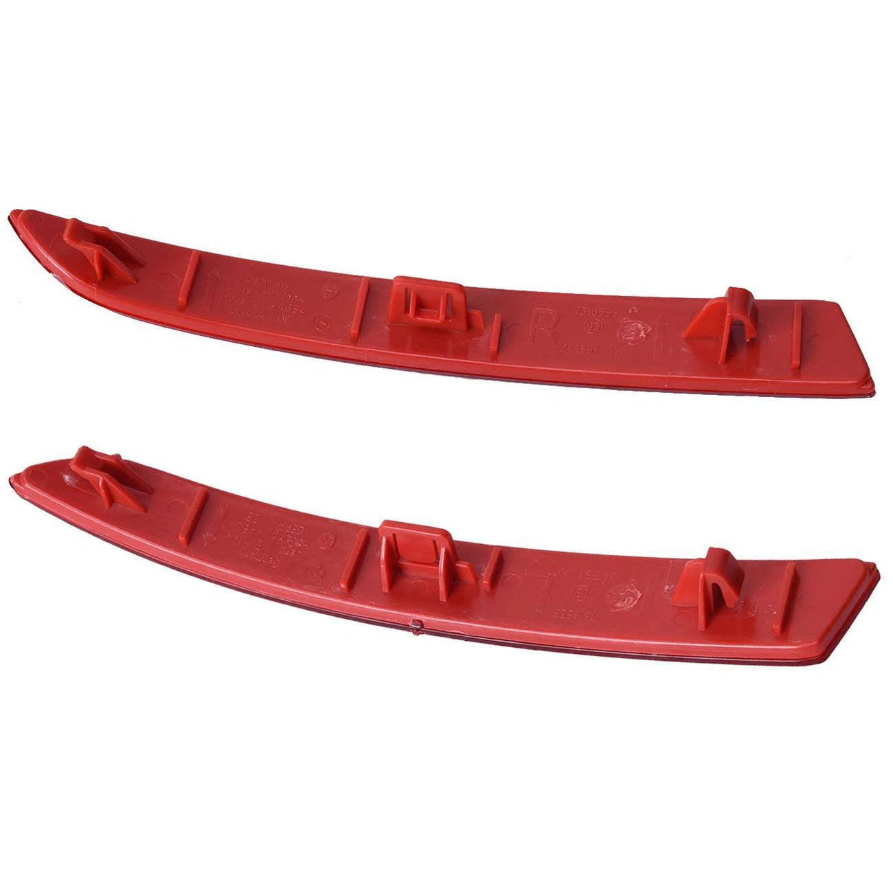 2X Rear Left + Right Red Bumper Reflectors for BMW F10 (2014–2016)