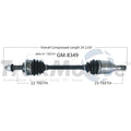 Surtrack Front Driver Left CV Axle Shaft for GM Models
