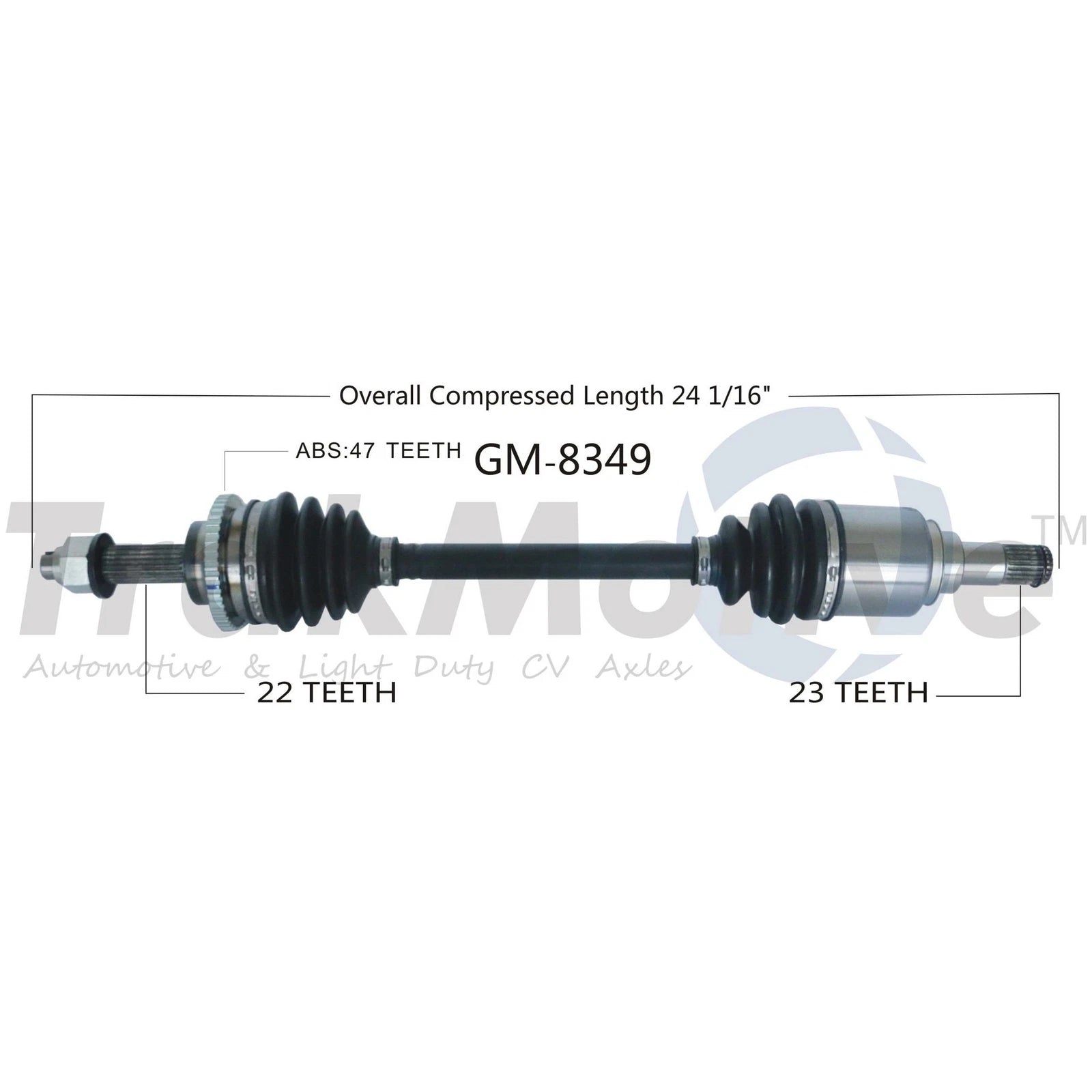 Surtrack Front Driver Left CV Axle Shaft for GM Models