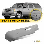 Power Seat Switch Bezel Trim Panel Gray for Chevy GMC Escalade (2002–2014)