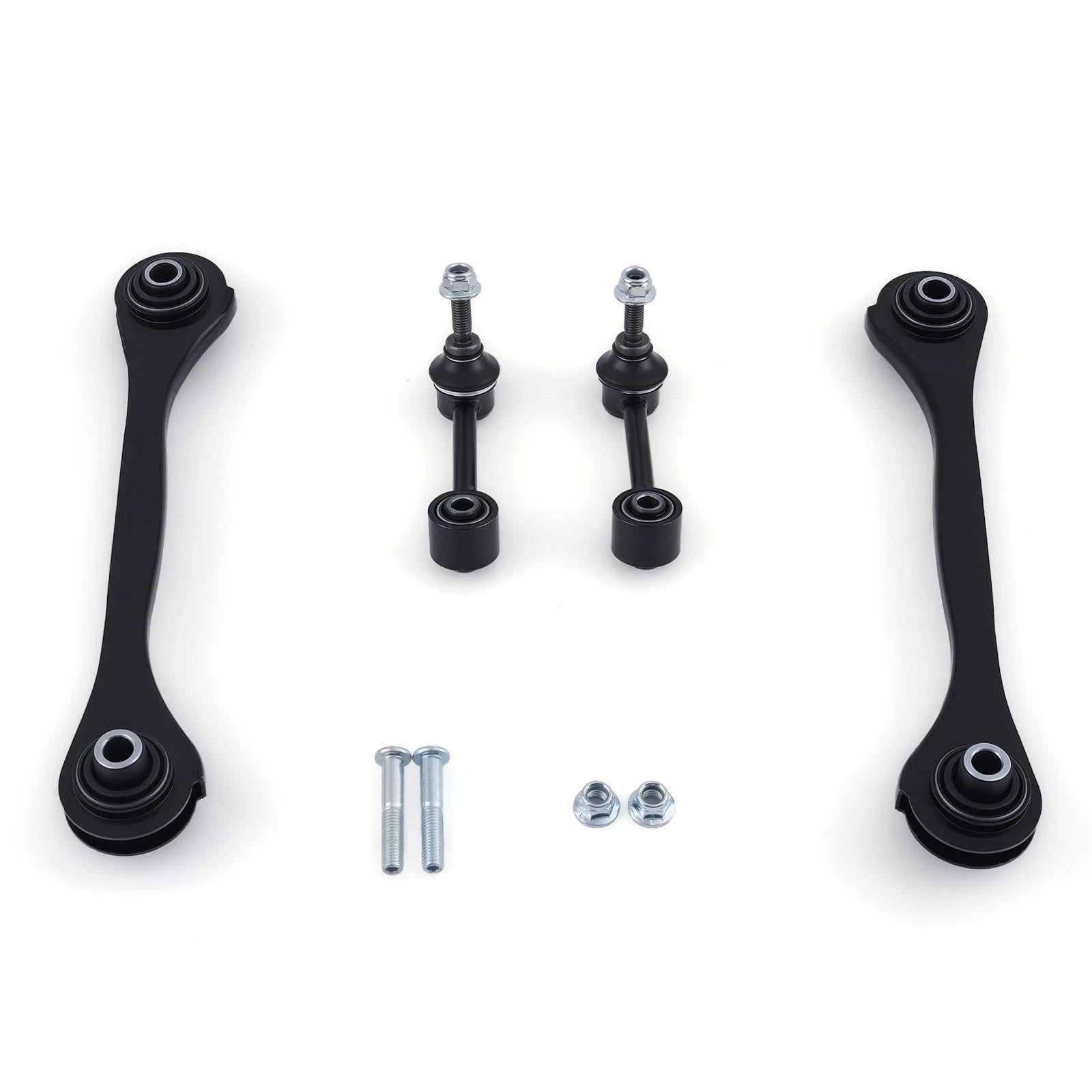 Set of 4 Rear Lower Forward Control Arms w/ Ball Joints for Volkswagen Tiguan, Passat