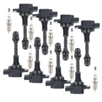 Set of 8 Ignition Coils & Spark Plugs for Infiniti QX5 Nissan Armada Titan V8