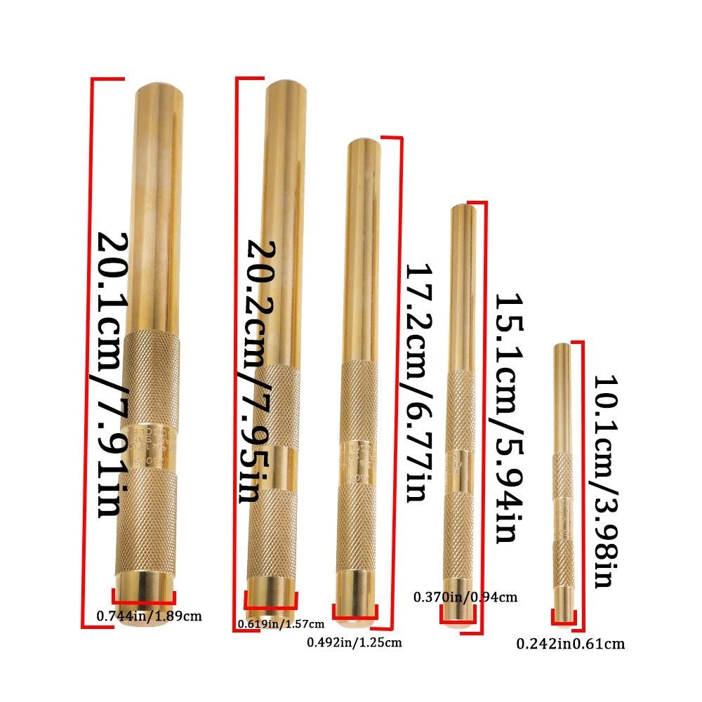 5 Piece Drift Punch Set for Car Repair (1/4" to 3/4")