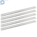 5 Pack 5' E Track Tie Down Rail Kit for RV Trailer Camper Truck