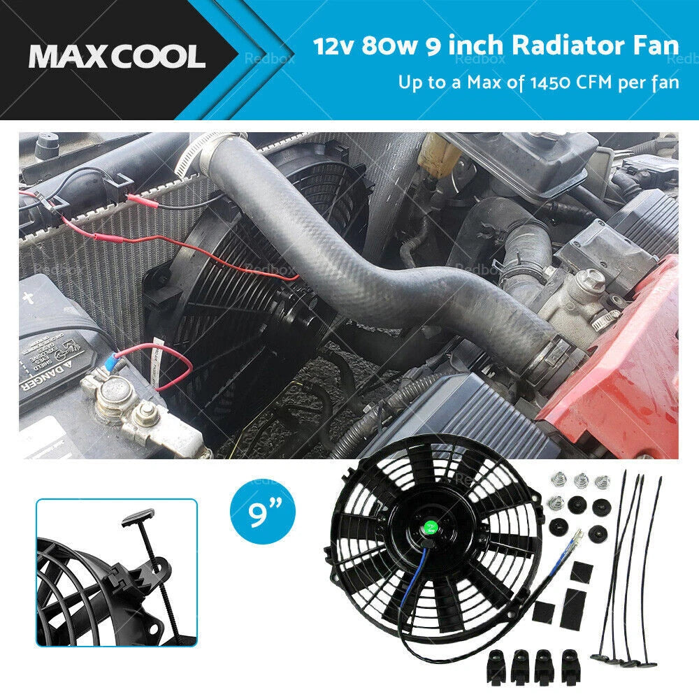 9" Slim Push Pull Fan for Holden Astra AH (2004–2010)