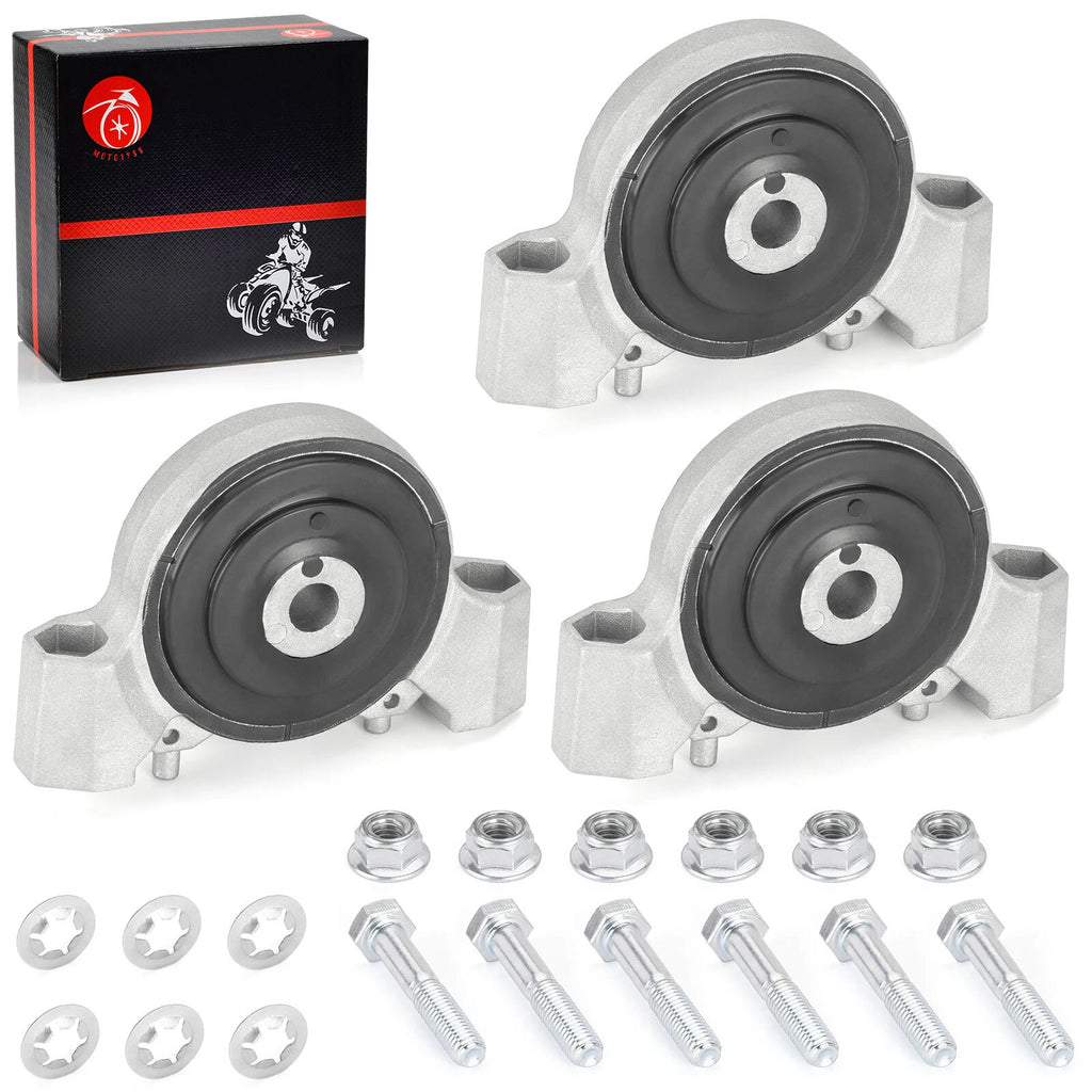 3Pcs Engine Isolator Mount for Polaris RZR 570 900 1000 S4 S (2012–2024) 1332955