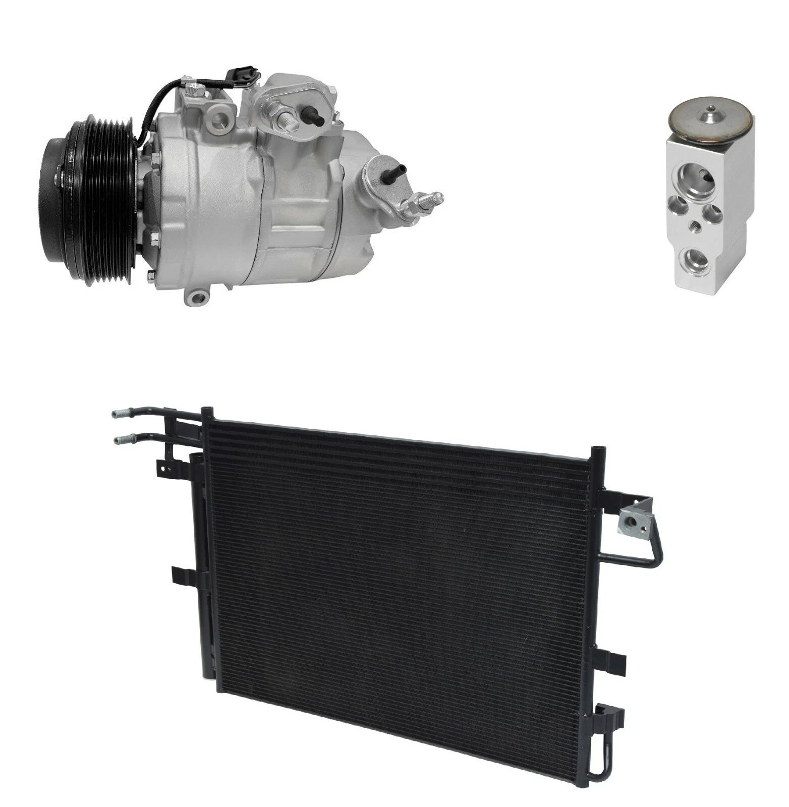 AC Compressor Kit With Condenser for Ford Explorer 3.5L (2012–2015)