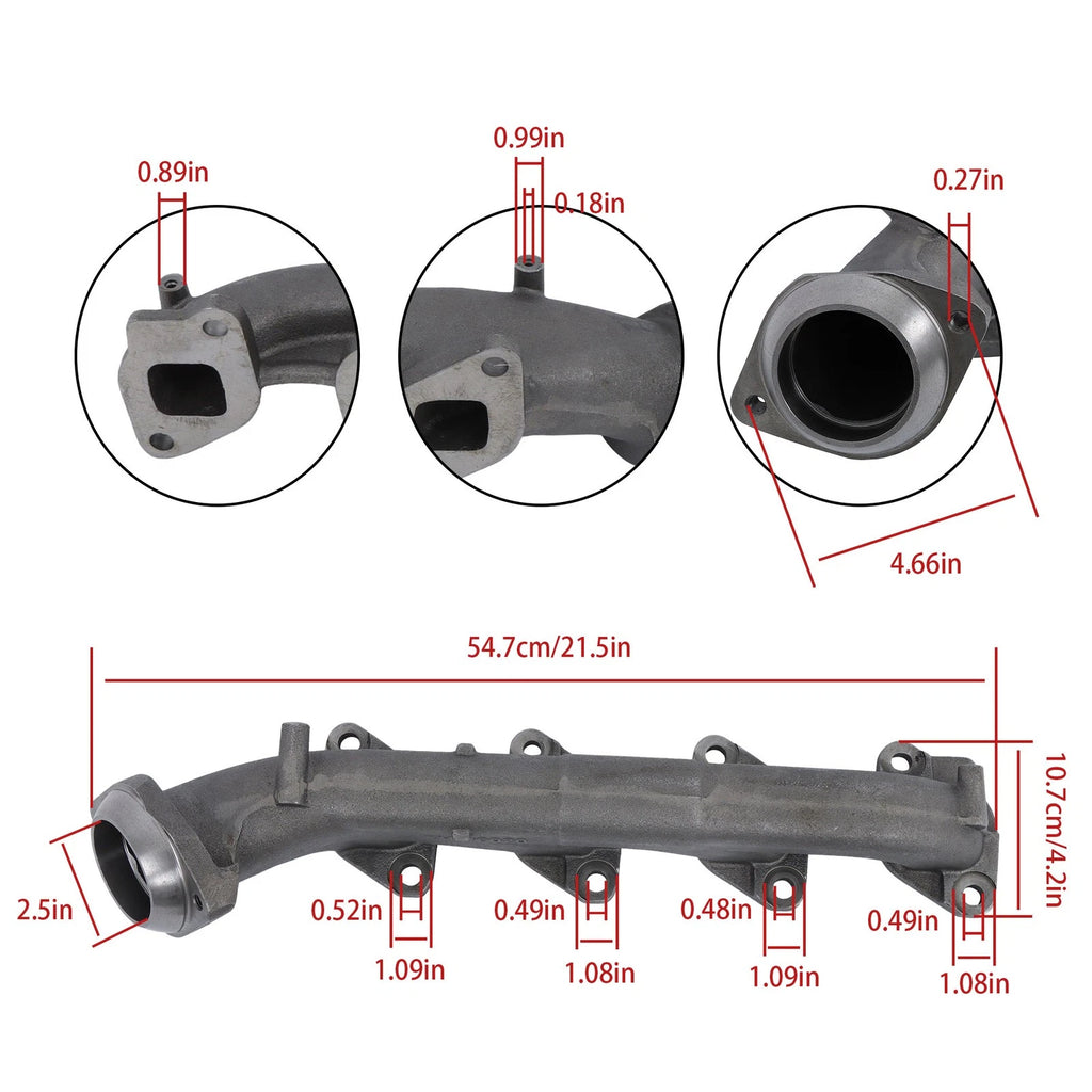 Right Exhaust Manifold for Ford F150 F250 F350 Super Duty (2011–2020)
