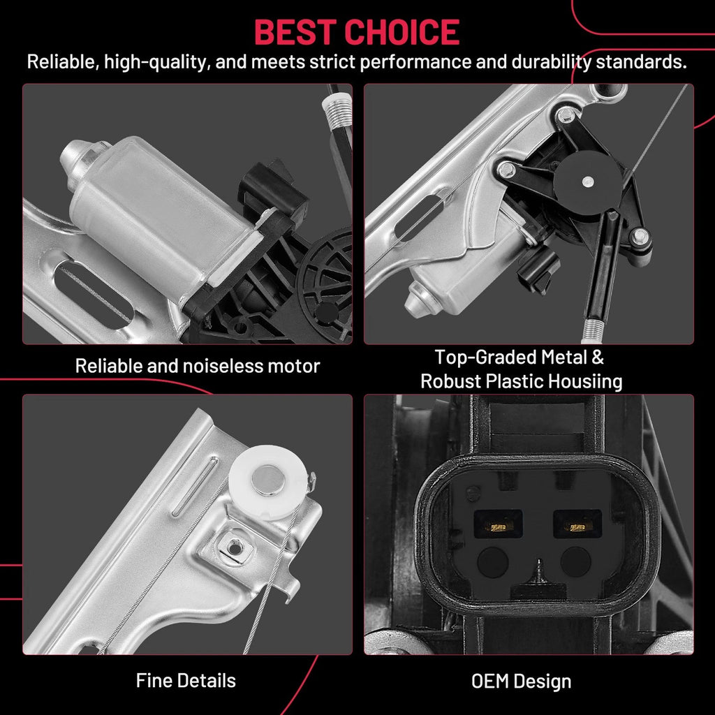 Window Regulator with Motor for Ford Escape, Mercury Mariner (2008–2011)