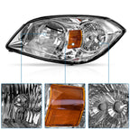 Halogen Headlight Set for Chevrolet Cobalt, Pontiac G5 (2005-2010)