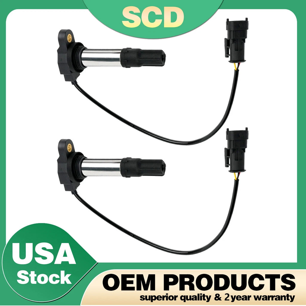 Set of 2 Ignition Coils for Ducati 1198 Streetfighter 848 EVO (2008–2015) 38010144B