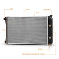 OE Style Aluminum Core Radiator DPI-730 for Chevy C/K Pickup Suburban (1973–1986)
