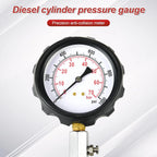 16 Pcs Cylinder Compression Tester Gauge Kit for Gas Engines (Auto/Motorcycle)