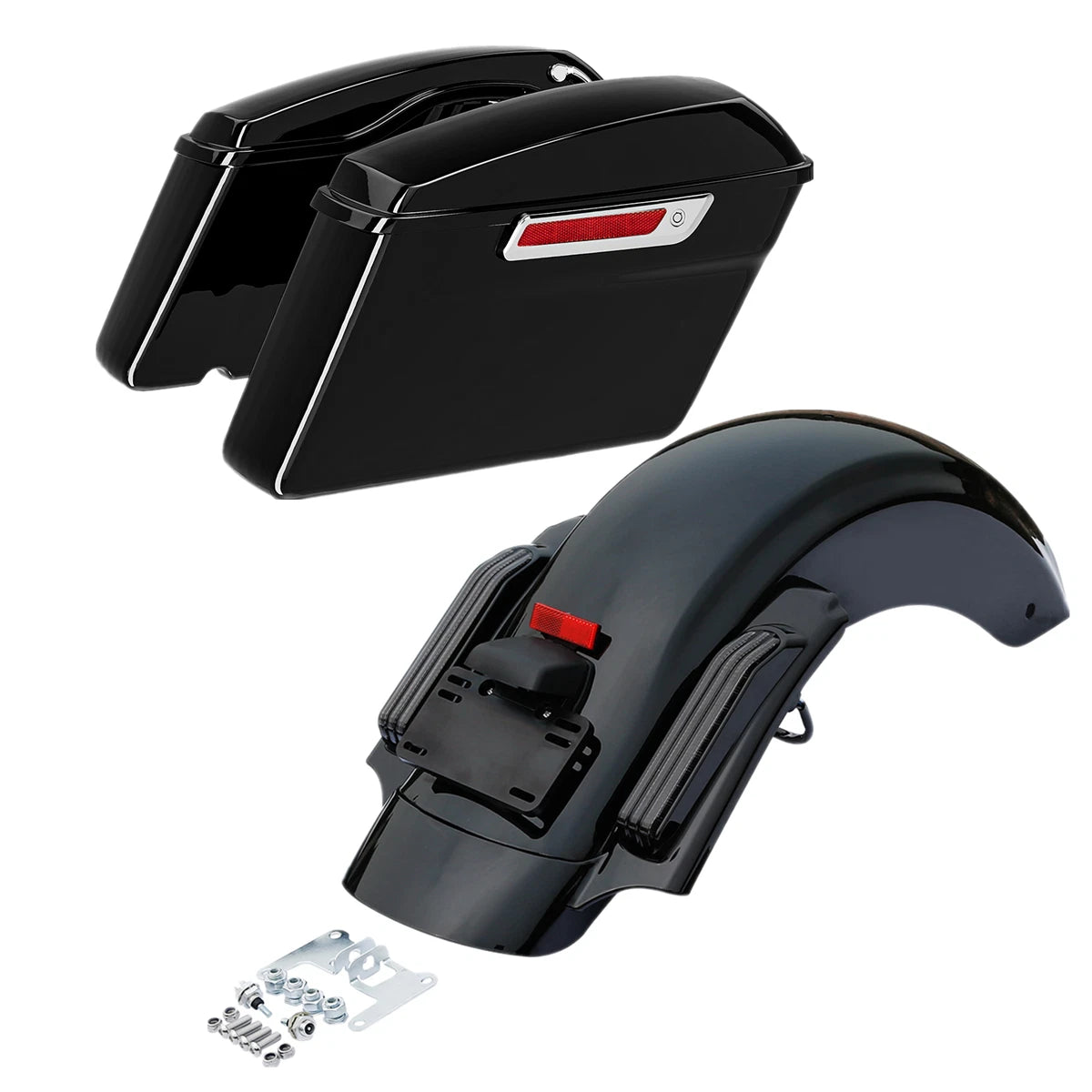 LED Hard Saddlebag & Rear Fender Light for Harley Touring Road King (2014–2023)