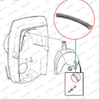 Gear Segment/Ratchet for Volvo Penta Trim Indicator Shield (872812)