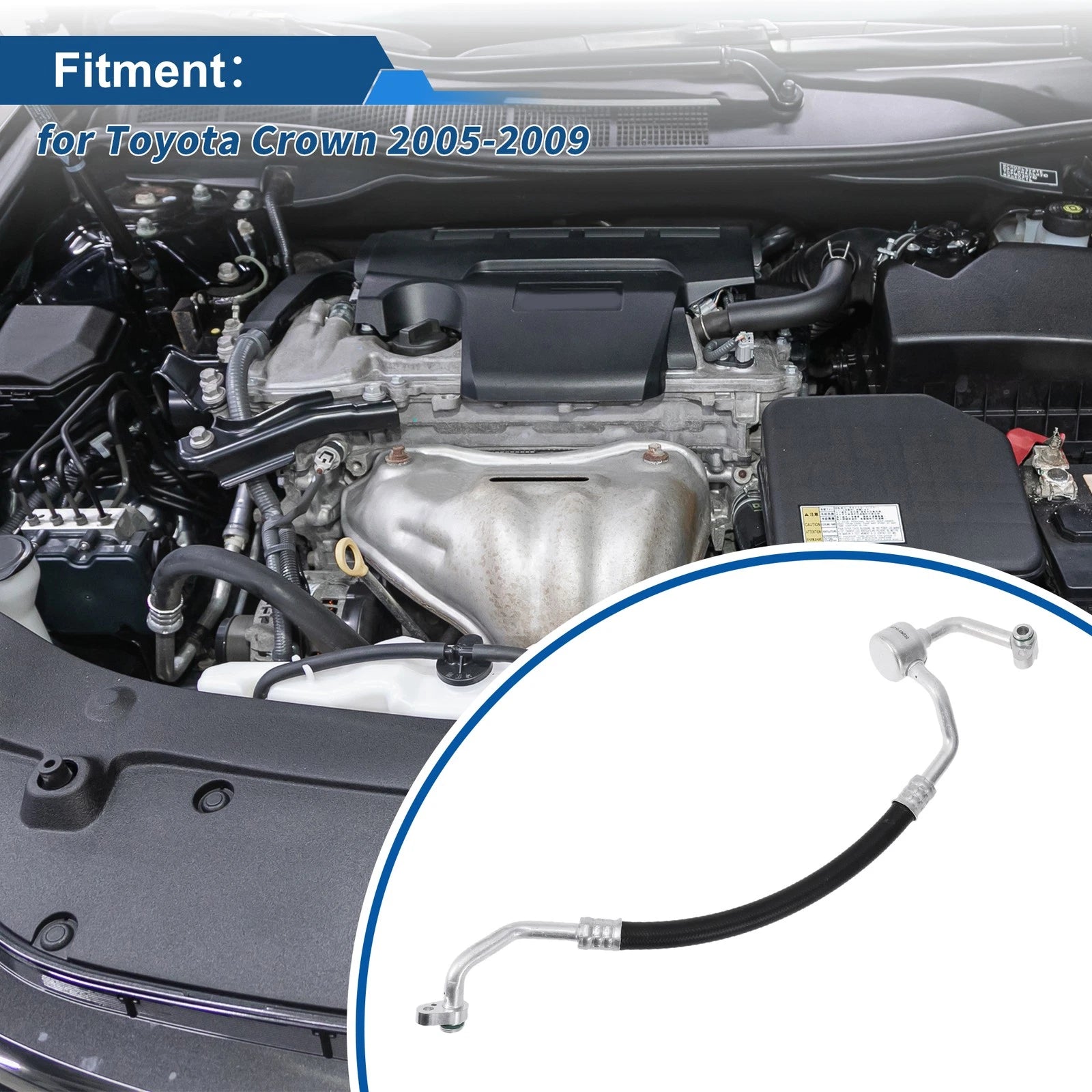 A/C Refrigerant Liquid Hose for Toyota Crown (2005–2009) No. 887120N030