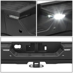 Rear Step Bumper for Toyota Tundra (2022–2026) w/ Sensor Holes & LED Lamp