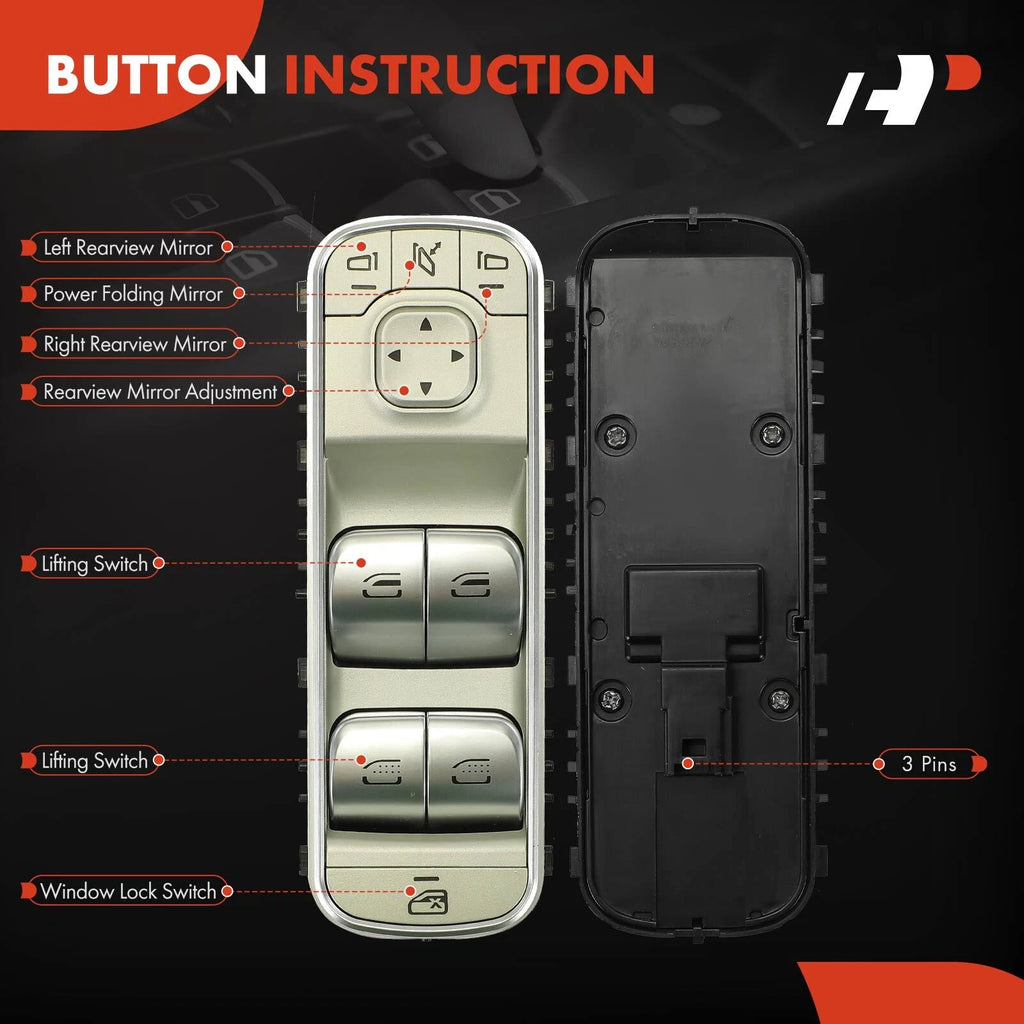 Power Window Switch for Mercedes-Benz V167 GLE350 GLE450 (2019–2023)