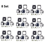 Set of 8 Carburetor Rebuild Kits for Stihl HS46 HS56 (RB-243, C1T-S195E-J)