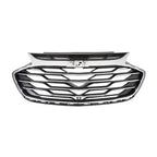 Front Bumper Upper Grille for Chevrolet Cruze (2019) Black/Chrome Trim