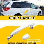 Rear White Exterior Door Handle for Toyota Sienna (2004–2010)
