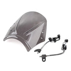 Universal Motorcycle Windshield Deflector - Grey
