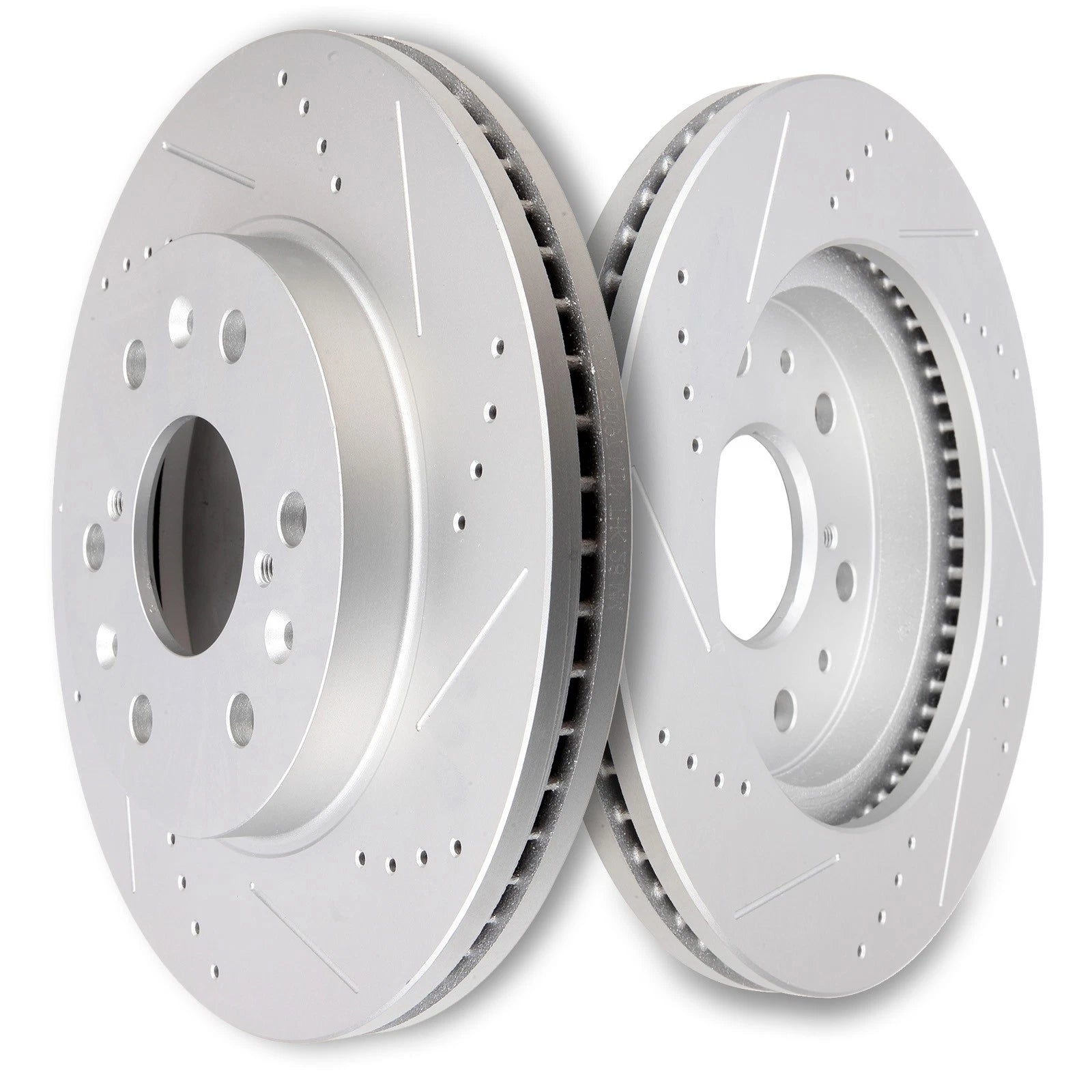 Set of 4 Drilled Rotors & Brake Pads for Chevy GMC Silverado Sierra 1500 Tahoe