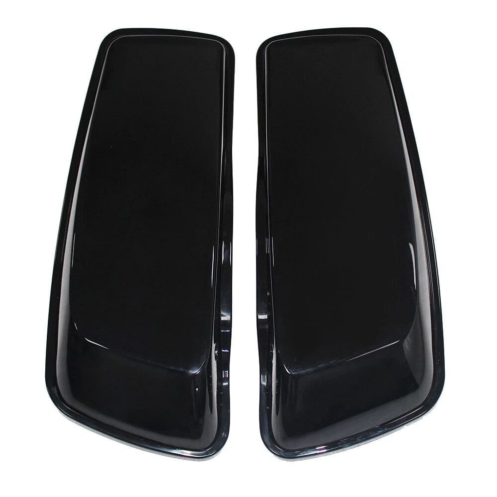 Unpainted Black Upper Saddlebags Lids for Harley Touring Street Glide (2014–2023)