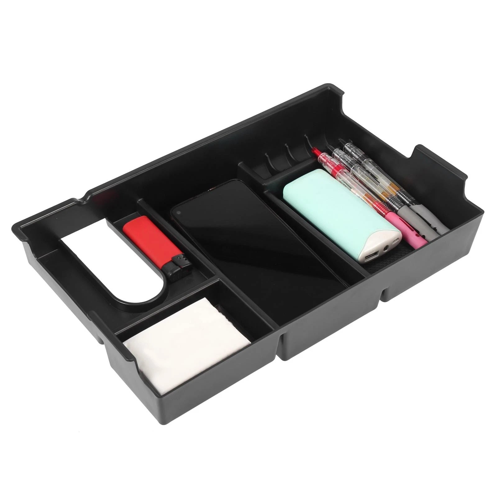 Center Console Organizer Armrest Storage Box Tray for Toyota Tundra (2007–2019)