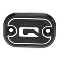 Black Front Brake Fluid Reservoir Cap Cover for YAMAHA QBIX 125 (2017-2018)
