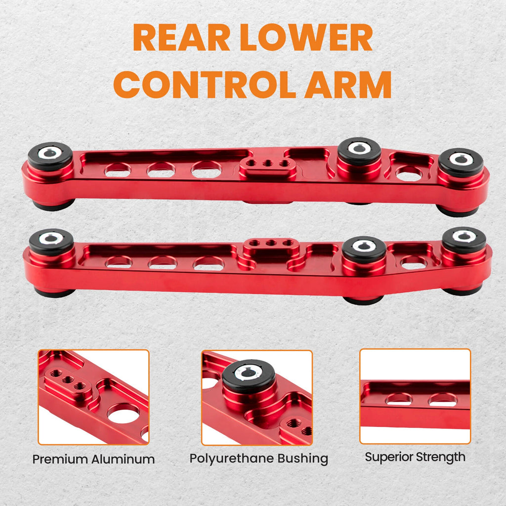 Coilover Shock Absorber & Rear Lower Control Arm Kit for Honda Civic (1992-1995)